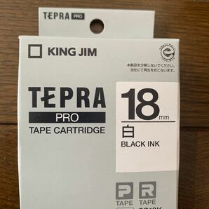 【新品】テプラ　テープ　純正品　白18ミリ　18mm SS18K PRO KING JIM キングジム　カートリッジ