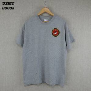 US MARINE CORP T-shirts L T073 PORT and COMPANY 米海兵隊 Tシャツ 軍もの ミリタリー