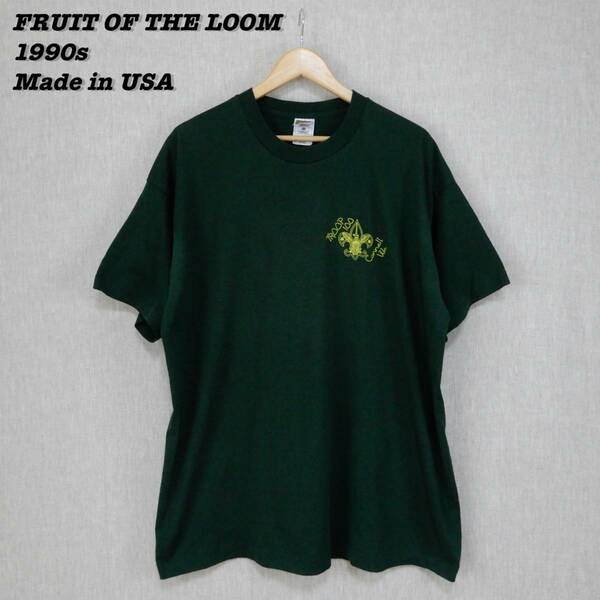 TROOP 100 Connell, wa T-shirts 1990s XXL T079 FRUIT OF THE LOOM Made in USA フルーツオブザルーム アメリカ製 Tシャツ 1990年代