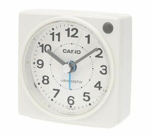 【新品・未使用】CASIO カシオ 置時計 電波時計 アナログ 角型　ホワイト・TQ-750J-7JF