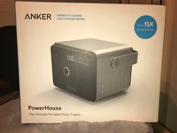 Anker PowerHouse (ポータブル電源 434Wh / 120,600mAh)キャンプ・緊急・災害時バックアップ用電源