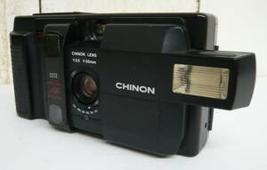 昭和レトロ 当時物 RETRO CAMERA CHINON チノン フィルム カメラ コンパクト 35FA II AUTO PROGRAM CHINON LENZ F3.5/36mm Made in japan