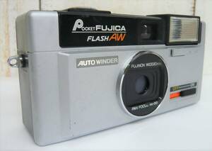 昭和レトロ 当時物 RETRO CAMERA FUJICA フジカ フィルムカメラ 110判 POCKET FUJICA FLASH AW ポケットフジカフラッシュ 20mmF4