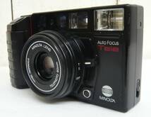 昭和レトロ 当時物 RETRO CAMERA MINOLTA ミノルタ フィルム カメラ コンパクト AF-Tele QUARTZ DATE MINOLTA LENS 38-60mm Made in japan_画像1