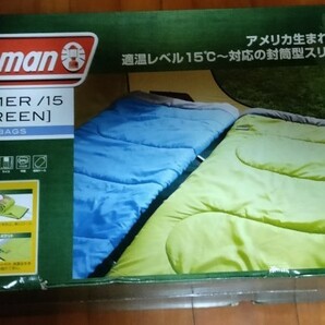 COLEMAN （コールマン） キャンプ用品 スリーピングバッグ 寝袋 封筒型 パフォーマー/15 ライムグリーン