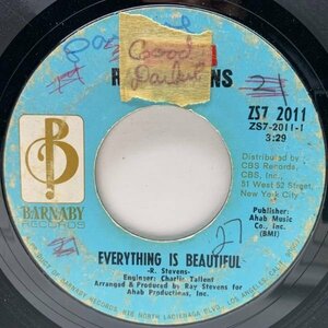 【クリスチャン・ソフトロック】USオリジナル 7インチ RAY STEVENS Everything Is Beautiful ('70 Barnaby) みんなビューティフル 45RPM.