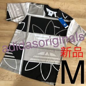 ☆新品☆adidas アディダスオリジナルス　メンズコットンビックロゴ Tシャツ　Mサイズ