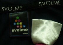 svolme(スボルメ)製フード付きジャージ上Ｍ＆ジャージパンツ下Ｌセット(アップ)　ネイビー×ピンク_画像3