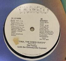 12inch TINA THE DISCO QUEEN/THE FIESTAS *TK DISCO オリジナル盤 1977 T.K.DISCO アナログ盤 レコード_画像4