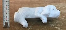 CC-5970 ■送料無料■ ゴールデンレトリバー 犬 人形 陶磁器 陶器 彫刻 洋風 インテリア 置物 アンティーク 91g /くGOら_画像5