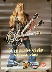 KK-3528■送料無料■ザック・ワイルド Zakk Wylde 音楽 歌手 男性 イケメン ポスター 印刷物 レトロ アンティーク●破れ画鋲跡あり/くSUら