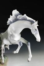 LLADRO リヤドロ「飛翔」馬 3頭 フィギュリン 置物 特大69cm コレクター放出品[45155qwt]_画像6