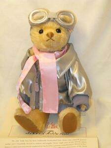 Steiff/Jal ★ "Jal Pilot Bear 2004" ★ С сумкой