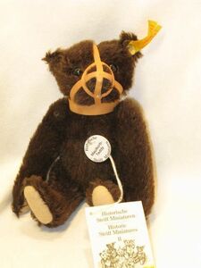 shu type /Steiff* распроданный *[his Trick * миниатюра mazru Bear * Brown ]*16cm