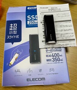ELECOM 外付けポータブルSSD 250GB
