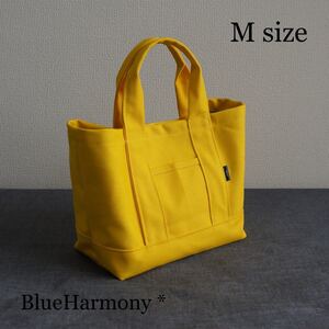 帆布トートバック・M size・サブバック・通勤バック・マザーズバック・ランチバック・ハンドバック・軽量・ハンドメイド