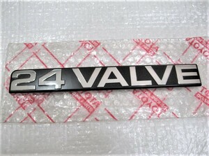 ★希少 24VALVE トヨタ ランドクルーザー80 新品 ランクル80 リアバックドアエンブレム 旧車 1点