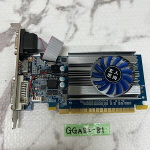 GGA82-81 激安 グラフィックボード 玄人志向 GeForce GT710 PCI-E 1GB DDR3 64Bit 認識.画像出力のみ確認 中古 同梱可能