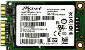 送料無料 ★ Micron RealSSD C400 mSATA 64GB SATA 6Gb/s SSD MTFDDAT064MAM mSATA SSD【中古】