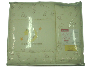 * new goods made in Japan west river Snoopy baby futon 6 point set (..*...* bed * pillow *.. cover * sheet )*