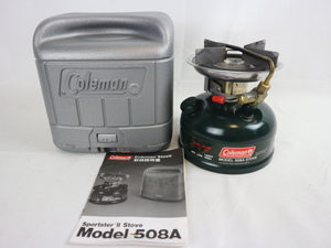 Coleman/コールマン MODEL 508A STOVE ストーブ アウトドア/キャンプ用品/シングルバーナー 現状品