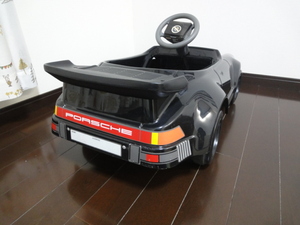 トシマ ポルシェ ペダルカー ワンオーナー車　室内使用　黒の911　 ビンテージ