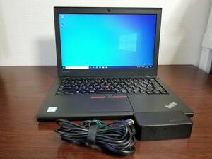 401 美品 Lenovo ThinkPad X260 Core i5-2.4GHz (6300U) RAM8GB 超高速 SSD128GB/12.5インチ (1366x768) Win10 PC ノートパソコン laptop