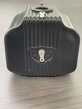現状品 1930年代 米国製 ベークライトビンテージカメラ コダック ベビーブローニー１２７ 純正革ケース付 コレクション向け 動作未確認_画像6