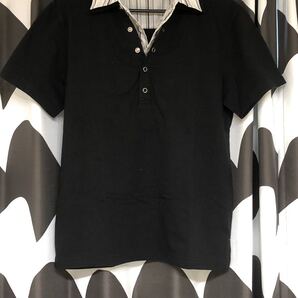 ラボラトリア フェイク襟半袖カットソー