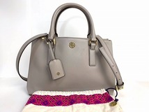 美品★送料無料★ トリーバーチ TORY BURCH レザー 2Way ショルダーバッグ ハンドバッグ トートバッグ_画像1