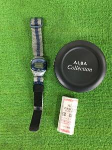 SEIKO セイコー ALBA アルバ コレクション ディズニー ミッキー ウォッチ 腕時計 W240-4110 デジタル ケース付き 3-32 