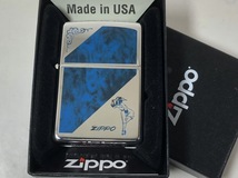 Zippo マーブル ウィンディ ガール / Windy エンジェル 女・銀青 SV-BL 新品_画像6