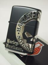 日本限定 Zippo ハーレー/Harley-Davidson/4面加工HDP-32JP銀黒_画像4