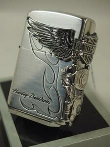 限定Zippo ハーレーHarley-Davidson/3面銀HDP-26サイドメタル