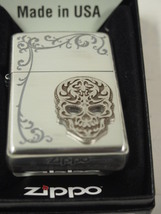 絶版 Zippo Secret Garden メタル/ スカル Skull/銀 シルバーTSG-B 新品 2013_画像4