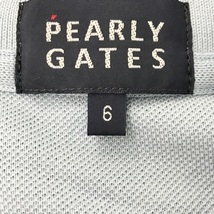 【1円】PEARLY GATES パーリーゲイツ 053-7260803 半袖ポロシャツ ボーダー柄 ブルー系 6 [240001584543] メンズ_画像8