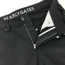 【新品】【即決】PEARLY GATES パーリーゲイツ 2021年モデル ストレッチパンツ ブラック系 4 [240001699397] ゴルフウェア メンズ_画像3