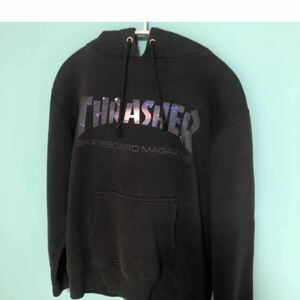 THRASHERスラッシャー　パーカー　ビックロゴ　厚手裏起毛