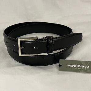新品 メンズバツ 革 メンズ ベルト ビジネス カジュアル 黒 4