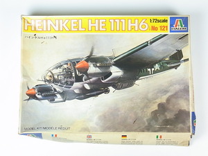 P-050 コレクター放出品 未組立 ITALERI イタレリ 1/72 HEINKEL HE 111 H6 ハインケル プラモデル ドイツ空軍 戦闘機 バーコード無
