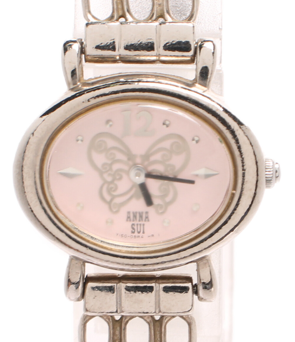 直販半額 ANNA SUIの蝶々型腕時計