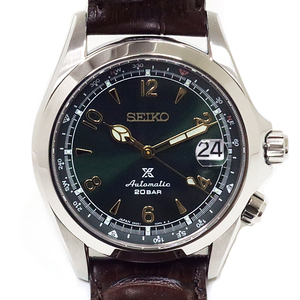 SEIKO セイコー メンズ腕時計 プロスペックス アルピニスト SBDC091 グリーン文字盤 自動巻き 新品同様