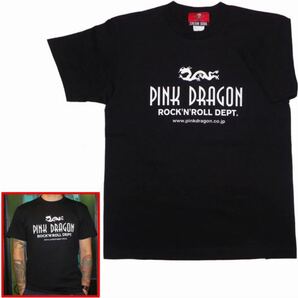 本店限定完売品　クリームソーダ　PINK DRGON　ロゴマーク　 Tシャツ　Mサイズ　新品未開封　ピンクドラゴン　黒