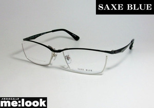 SAXE BLUE ザックスブルー 眼鏡 メガネ フレーム SB7114-4-56 度付可 　ブラック