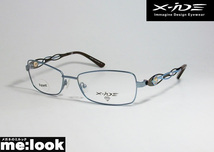 X-ide エクサイド 近未来デザイン 訳あり　眼鏡 メガネ フレーム QIEROSCH-3 度付可　ライトブルー/ブラウン_画像1