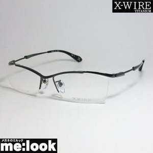 X-WIREekswaia men's glasses glasses frame XW1005-3-55 times attaching possible black 