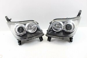 美品/破損無　ムーヴ　カスタム　L175S　前期　ヘッドライト　左右　コイト　100-51867　キセノン　HID　レべ付　245392+245393