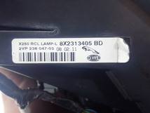 224800/C25　美品　レンズ再生品　ジャガー　XF　J50系　テールライト　左　左側　8X2313405　BD　_画像6
