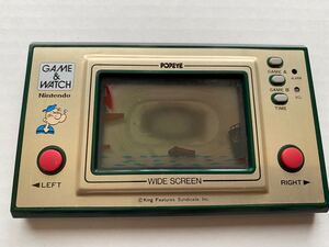 ジャンク品 任天堂 ゲームウォッチ ポパイ