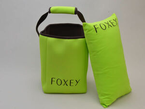 フォクシー FOXEY 中綿 クッション付き バッグ Fサイズ グリーン レディース j_p F-B6487